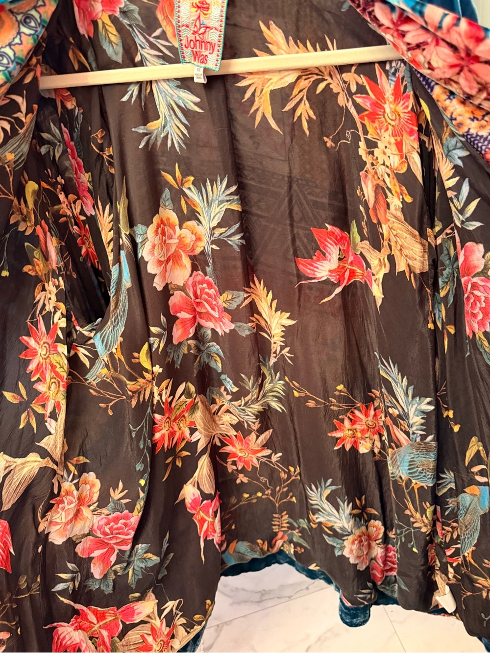 The Exotic Gorgeous Johnny Was Biza Embroidered Kimono jacket in XXL: Pls. Read - Picture 14 of 16